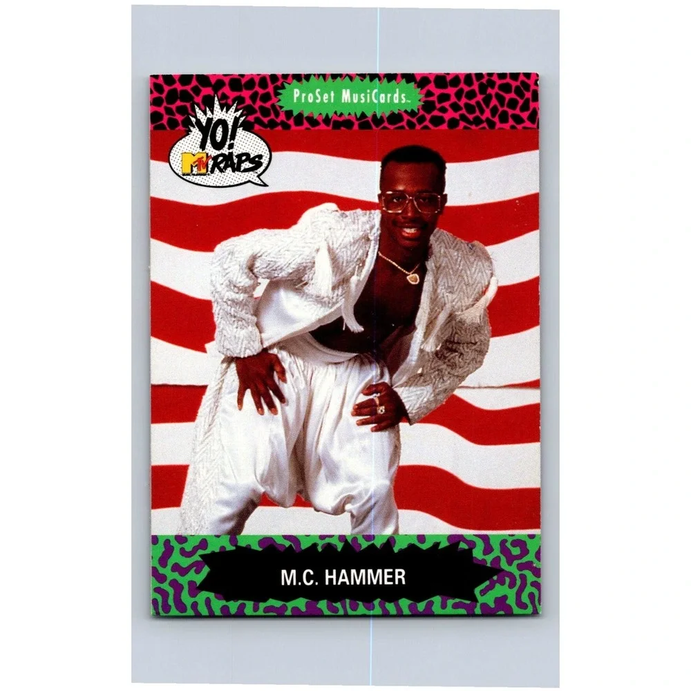 Yo! MTV Raps M.C. Hammer 1991 ProSet MusiCards #53